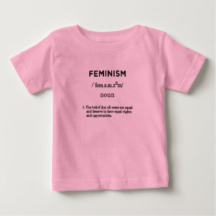 feminism definition pink baby T-Shirt
