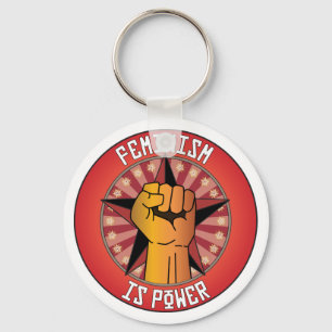 Feminism Is Power Keychain