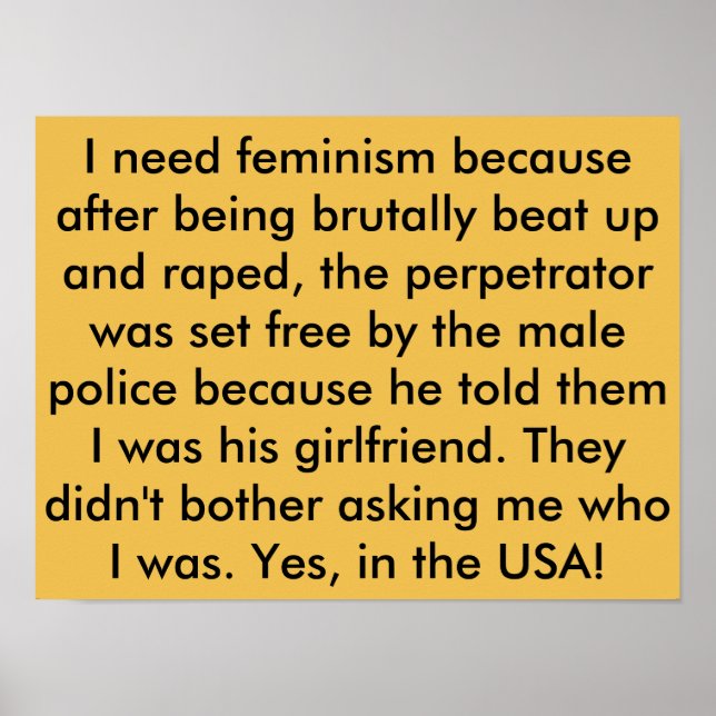 Feminism - Posters - Crimes Against Women - ART (Front)