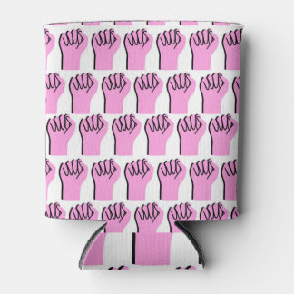 Feminism Power: Symbolic Vintage Pattern Can Cooler