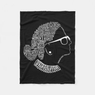 Feminism Quotes Feminist Womens Rights  Fleece Blanket