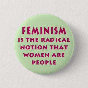 Feminism Statement Button