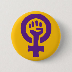 Feminism Symbol 2 Inch Round Button