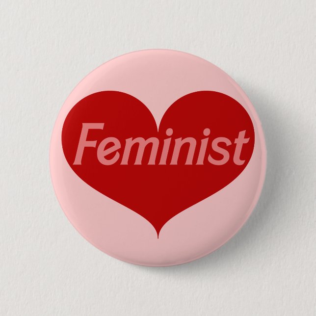 Feminist 2 Inch Round Button (Front)