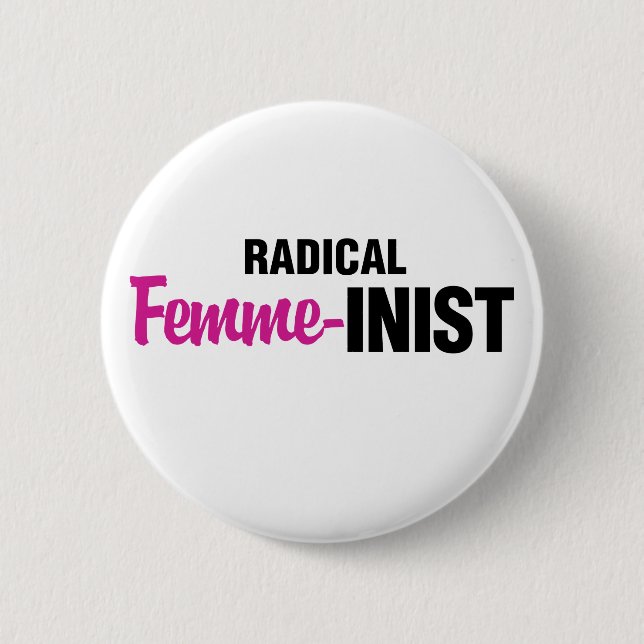 Feminist 2 Inch Round Button (Front)