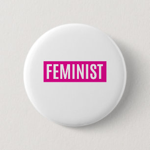 FEMINIST 2 INCH ROUND BUTTON