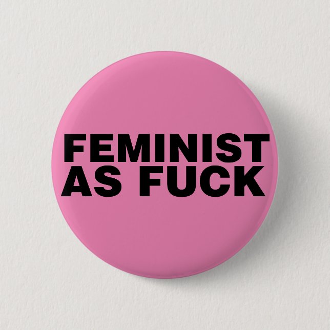 Feminist AF 2 Inch Round Button (Front)