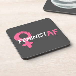 Feminist AF Female Symbol Coaster