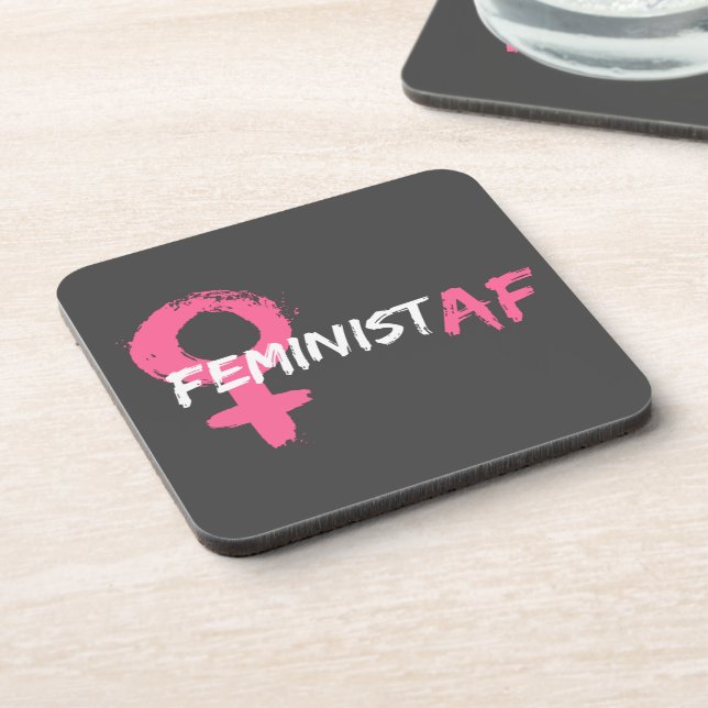 Feminist AF Female Symbol Coaster (Left Side)