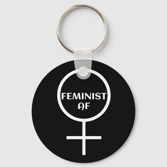 FEMINIST AF KEYCHAIN (Front)