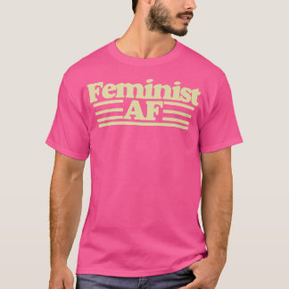Feminist AfFeministaf TeeFeminism Retro Tee 1432 