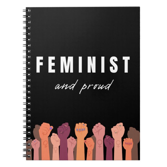 Feminist And Proud Notebook (Front)