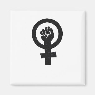 Feminist Art Symbol Sticker Magnet