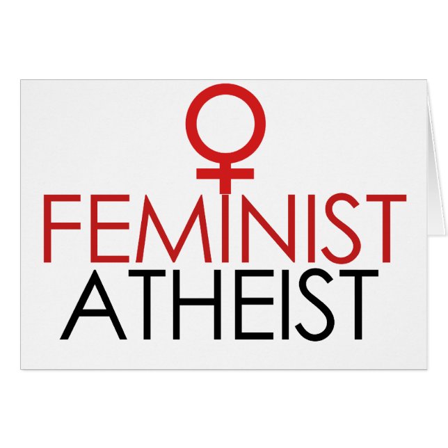 Feminist Atheist (Front Horizontal)