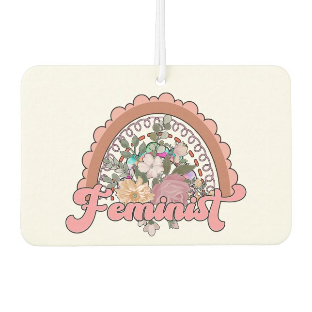 Feminist Car Freshener (Front)