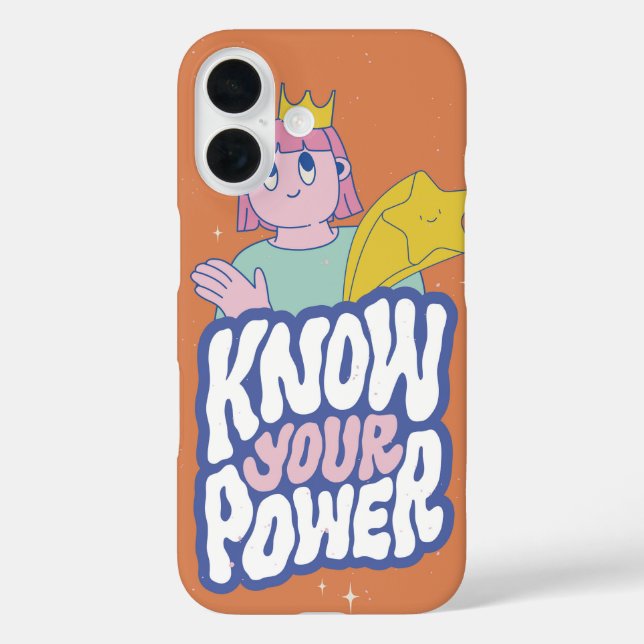 Feminist Cartoon Girl  Case-Mate iPhone Case (Back)