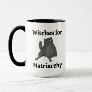 Feminist Cat Mom Astrology Tarot Zodiac Witch Mug