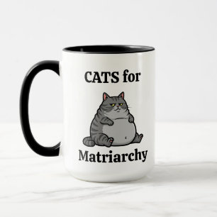 Feminist Cat Mom Whimsical Zodiac Tarot Astrology Mug
