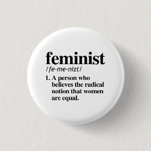Feminist Definition 1 Inch Round Button