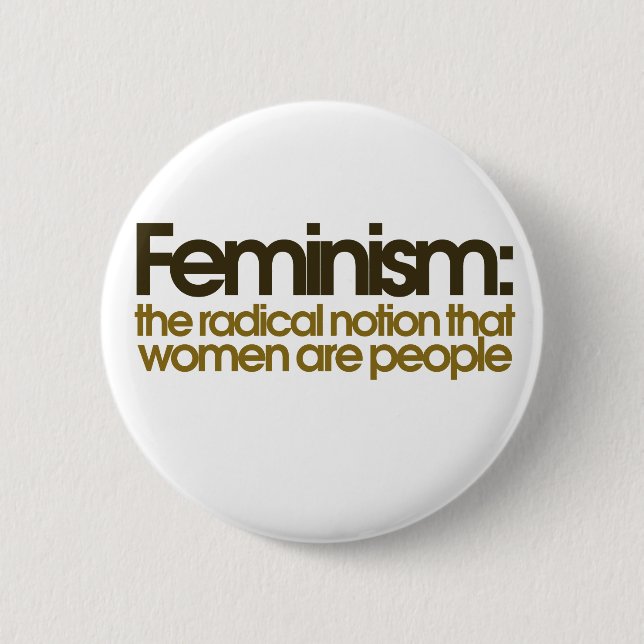 Feminist Definition 2 Inch Round Button (Front)