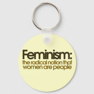 Feminist Definition Keychain