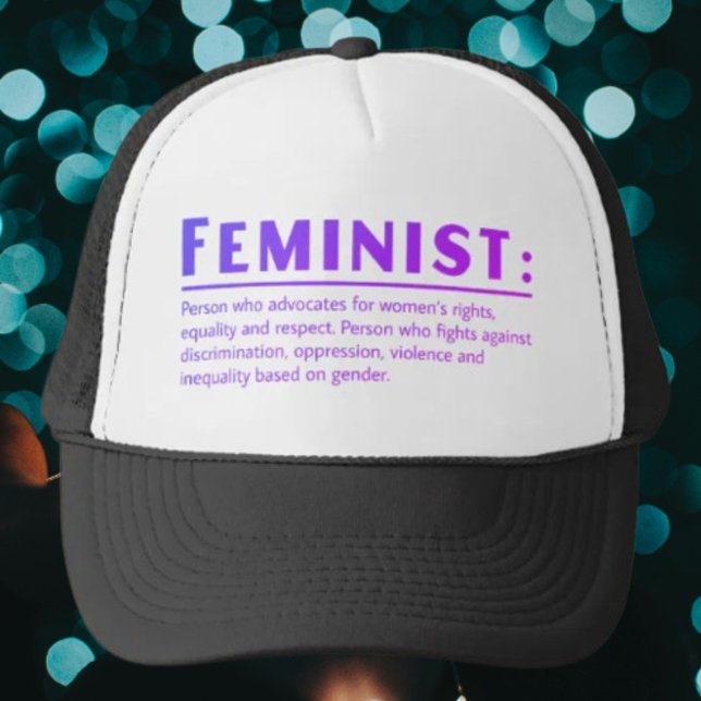 Feminist Definition Trucker Hat (Creator Uploaded)