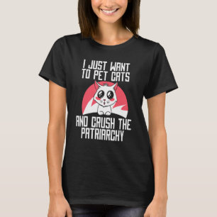 Feminist Equality Women s Rights  Feminism Cat T-Shirt