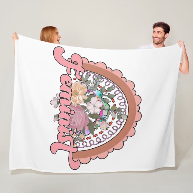 Feminist Fleece Blanket (In Situ)