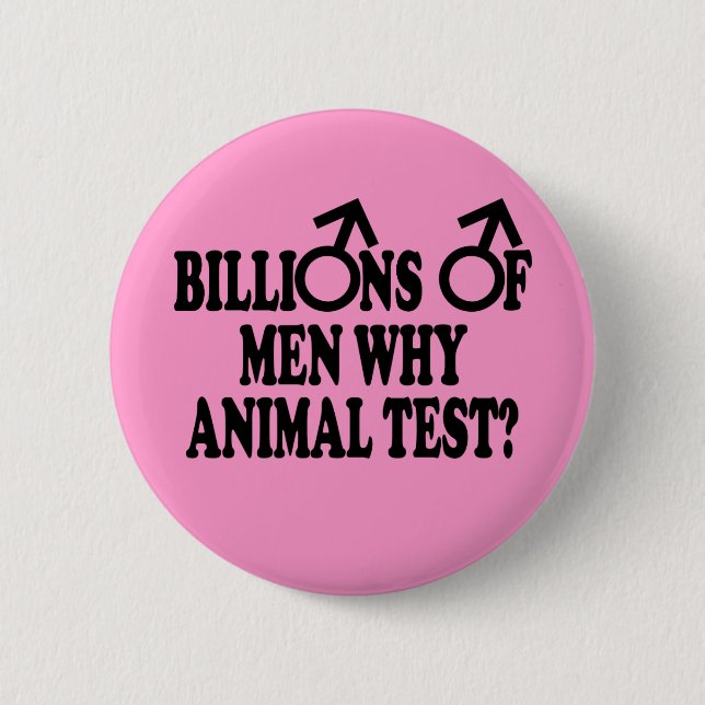 Feminist funny badges 2 inch round button (Front)