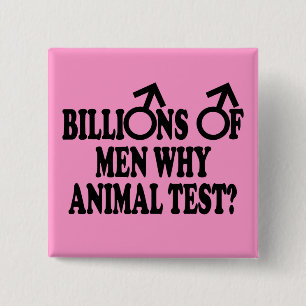 Feminist funny badges 2 inch square button