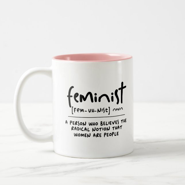 Feminist Funny Definition Mug (Left)