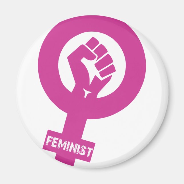 Feminist Gender Rights Symbol Magnet (Front)
