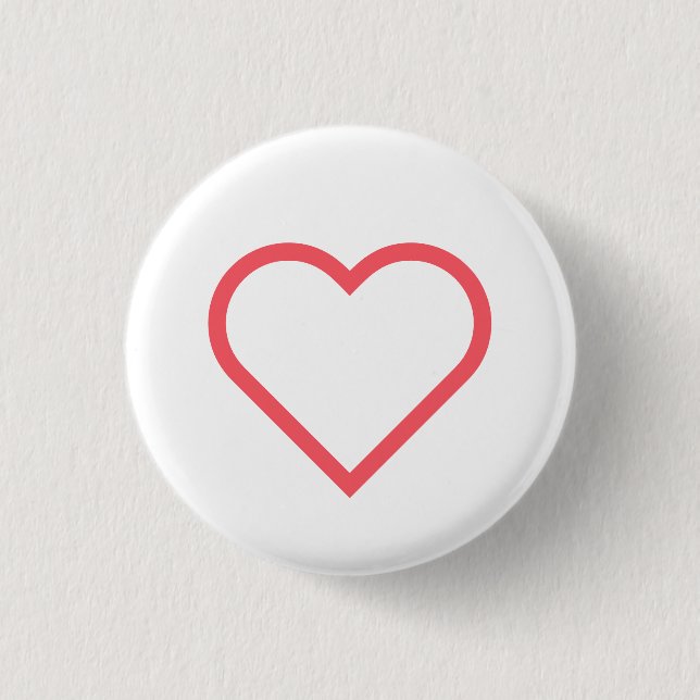 feminist girl power round button (Front)