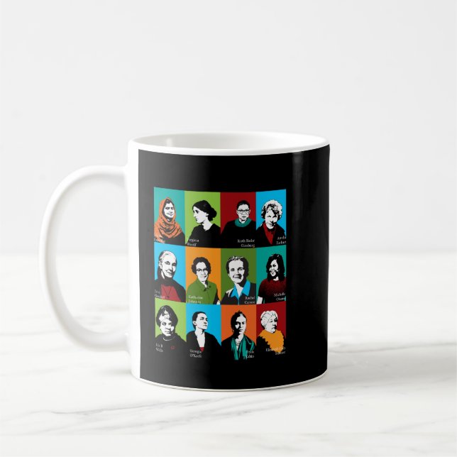 Feminist Icons  Coffee Mug (Left)