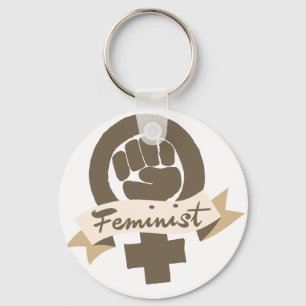 feminist keychain