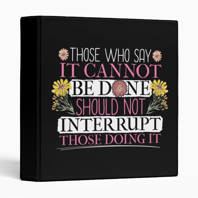 Feminist Leader Empowered Women Binder (Front/Spine)