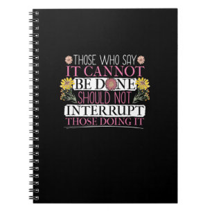 Feminist Leader Female Empowerment Quote Notebook