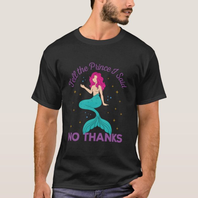 Feminist Mermaid Smash The Patriarchy 'S Rights T-Shirt (Front)