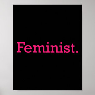 Feminist Minimal Resist Patriarchy Poster