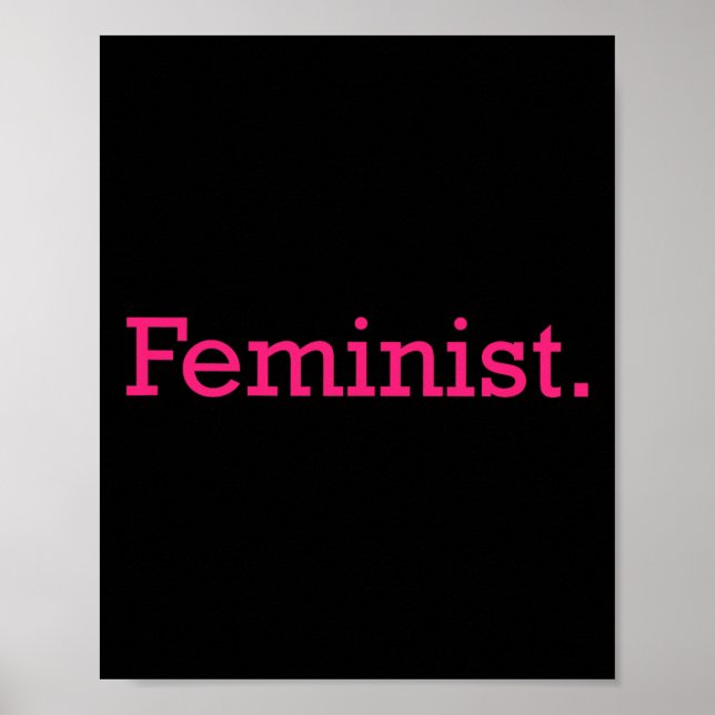Feminist Minimal Resist Patriarchy  Poster (Front)