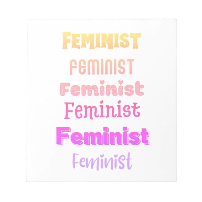 feminist notepad (Front)