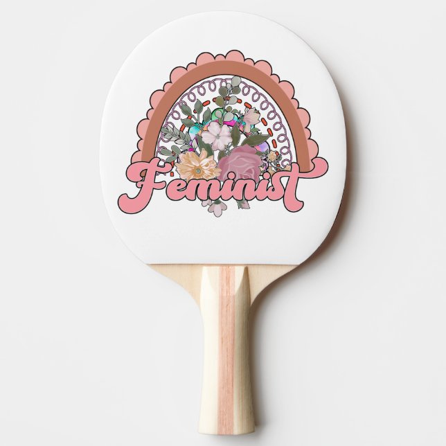 Feminist Ping Pong Paddle (Front)