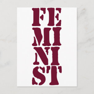 Feminist! Postcard