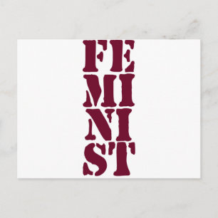 Feminist! Postcard