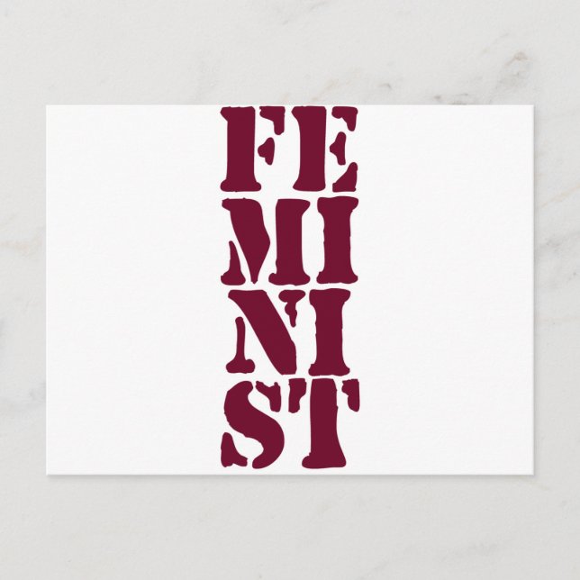 Feminist! Postcard (Front)