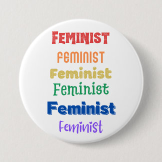 feminist pride button