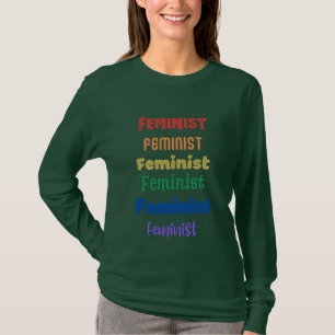 feminist pride - long sleeve T-Shirt