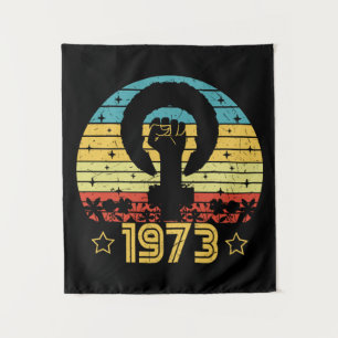 Feminist Roe V Wade Rights 1973 Tapestry