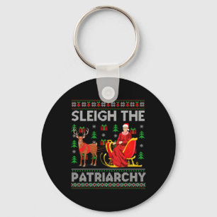 Feminist Ruth Bader Ginsburg Rbg Xmas Sleigh The P Keychain