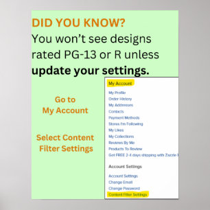 feminist - settings on Zazzle - poster